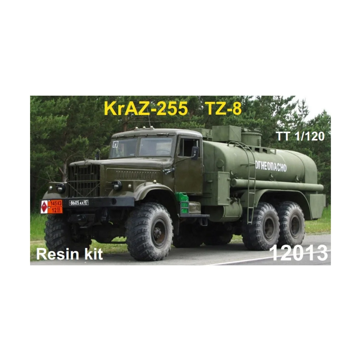 KrAZ-255 TZ-8 fuel tanker, 1/120 - ZZ Modell ZZ12013 KrAZ-255 TZ-8 fuel tanker, 1/120 - ZZ Modell ZZ12013