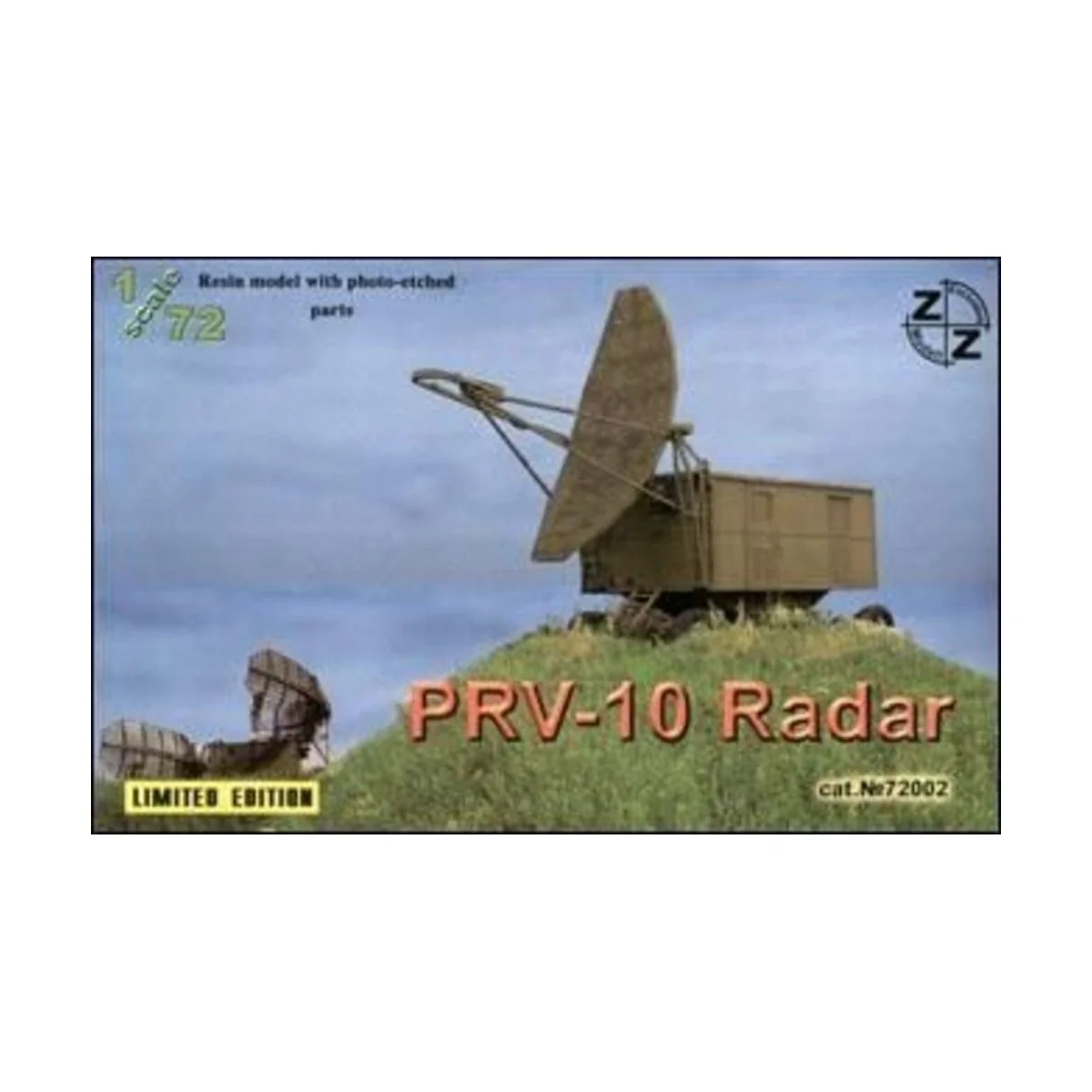 PRV-10 Soviet radar, 1/72 - ZZ Modell ZZ72002 PRV-10 Soviet radar, 1/72 - ZZ Modell ZZ72002