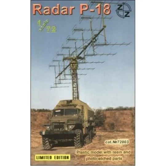 P-18 Soviet radar vehicle, 1/72 - ZZ Modell ZZ72003 P-18 Soviet radar vehicle, 1/72 - ZZ Modell ZZ72003