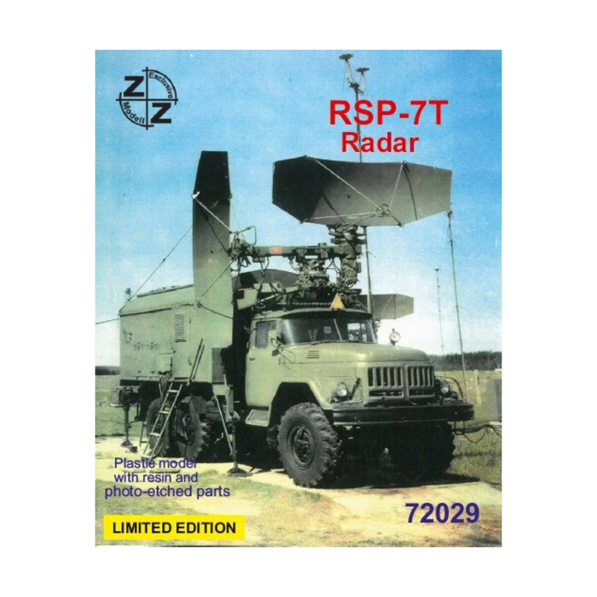 RSP-7T radar, 1/72 - ZZ Modell ZZ72029 RSP-7T radar, 1/72 - ZZ Modell ZZ72029
