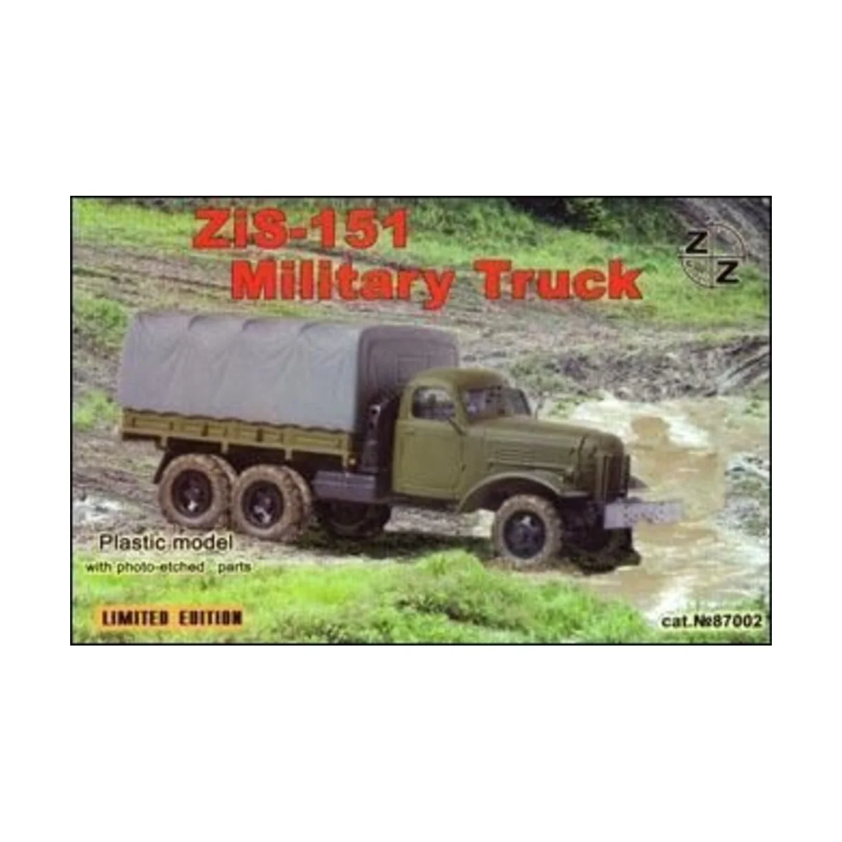 Zis-151 military truck, 1/87 - ZZ Modell ZZ87002 Zis-151 military truck, 1/87 - ZZ Modell ZZ87002