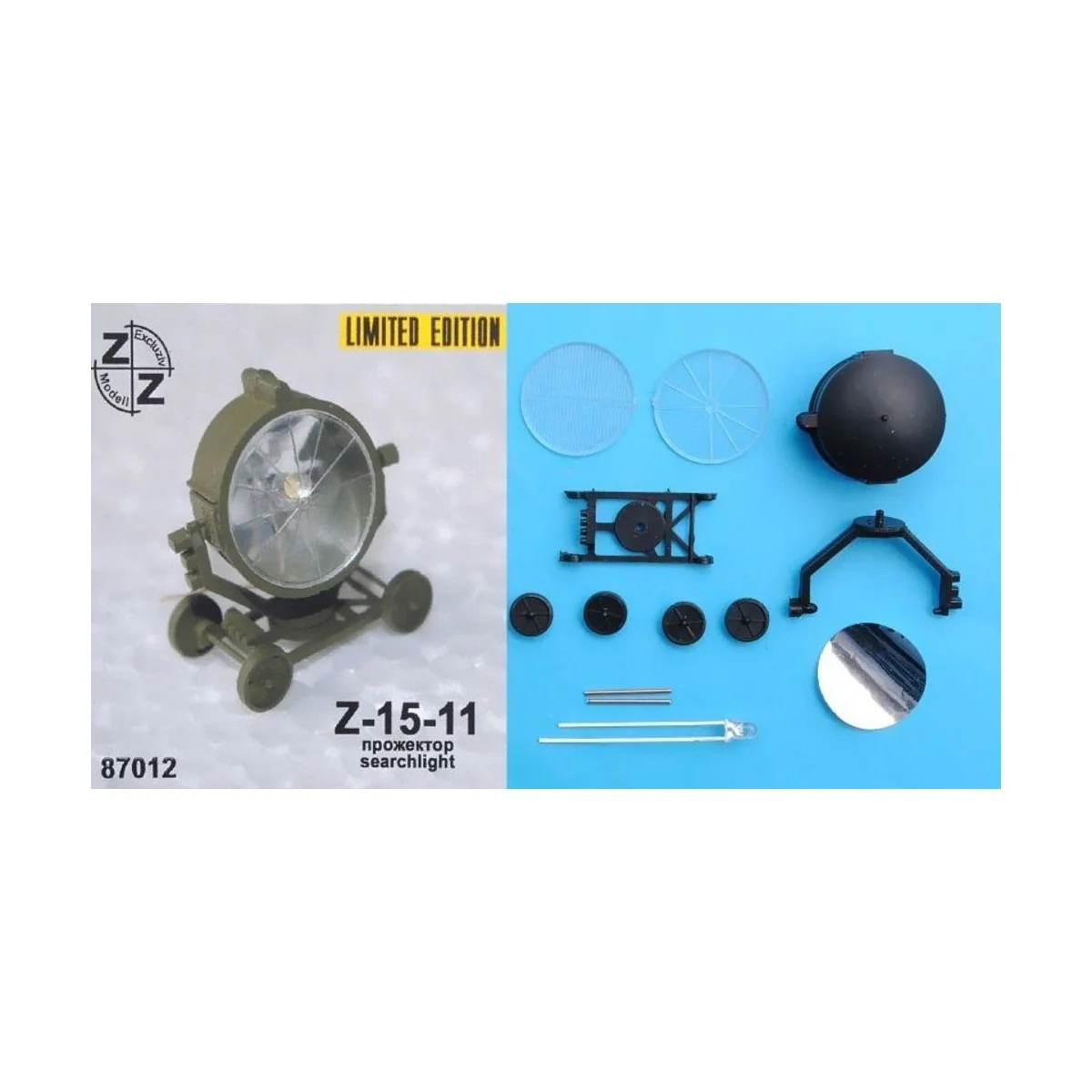 Z-15-11 searchlight, 1/87 - ZZ Modell ZZ87012