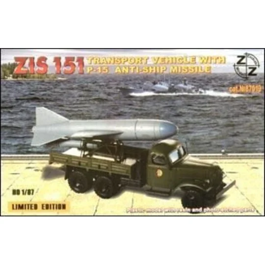 ZiS-151 vehicle w. P-15 anti-ship miss. - ZZ Modell ZZ87019