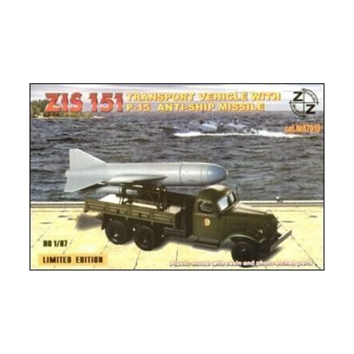 ZiS-151 vehicle w. P-15 anti-ship miss., 1/87 - ZZ Modell ZZ87019