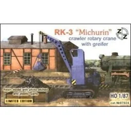 RK-3 Michurin crawler rotary crane with greifer - ZZ Modell ZZ87024