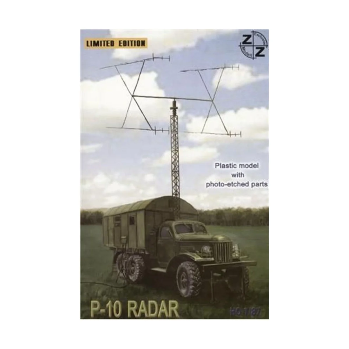 P-10 Soviet radar vehicle, 1/87 - ZZ Modell ZZ87025 P-10 Soviet radar vehicle, 1/87 - ZZ Modell ZZ87025