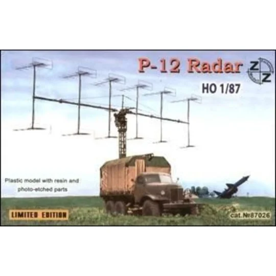 P-12 Soviet radar vehicle, 1/87 - ZZ Modell ZZ87026 P-12 Soviet radar vehicle, 1/87 - ZZ Modell ZZ87026