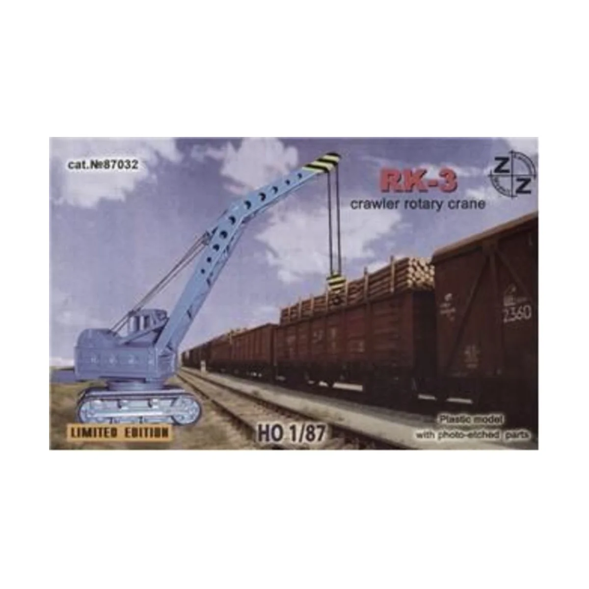 RK-3 crawler rotary crane, 1/87 - ZZ Modell ZZ87032