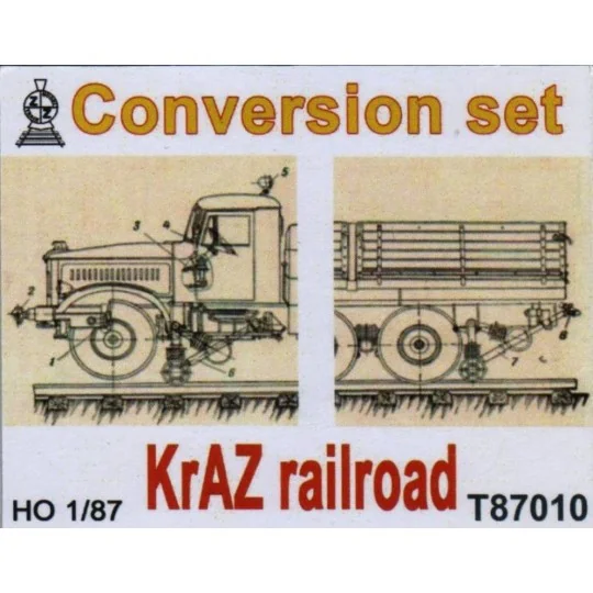 KrAZ railroad (conversion set) - ZZ Modell ZZ-T87010