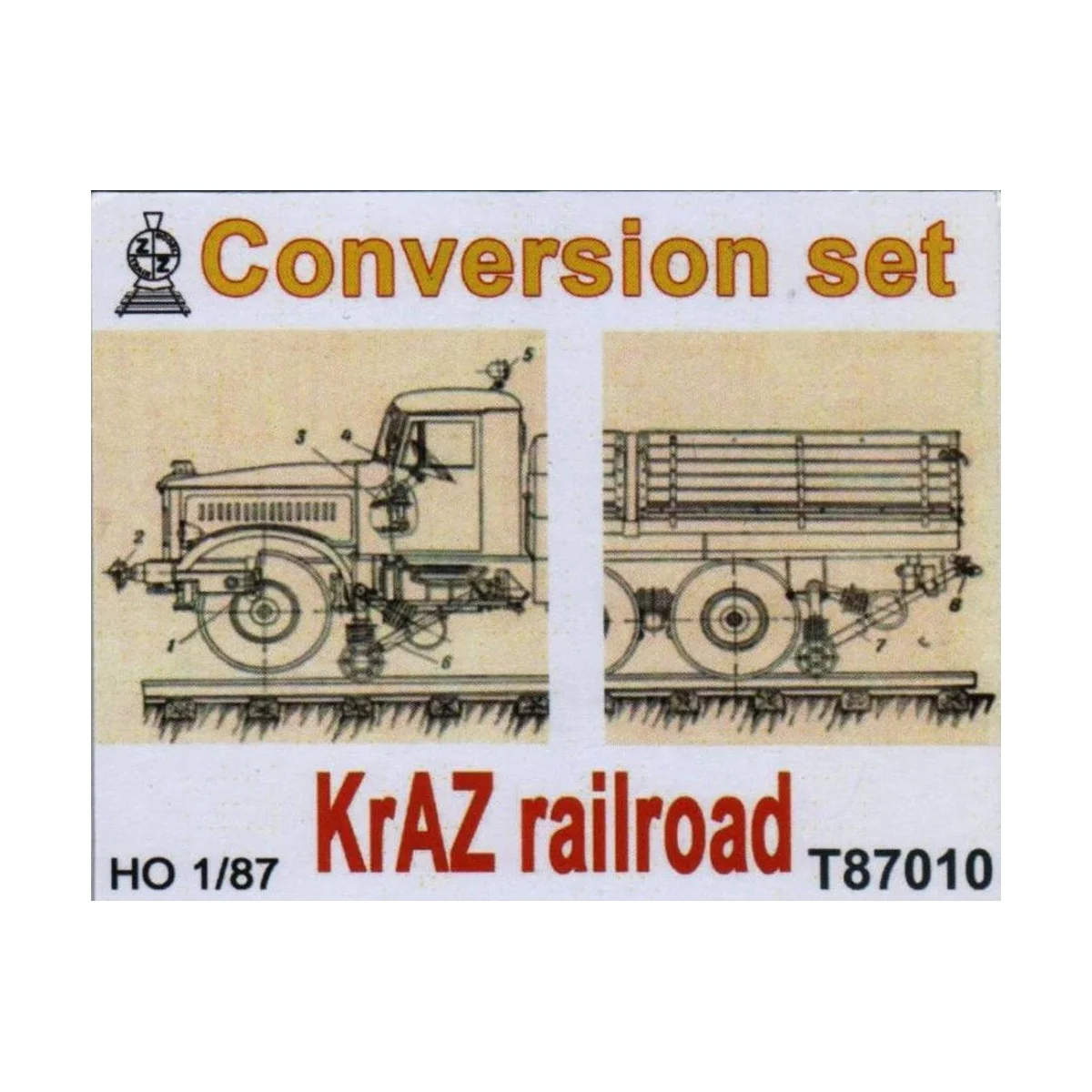 KrAZ railroad (conversion set) - ZZ Modell ZZ-T87010