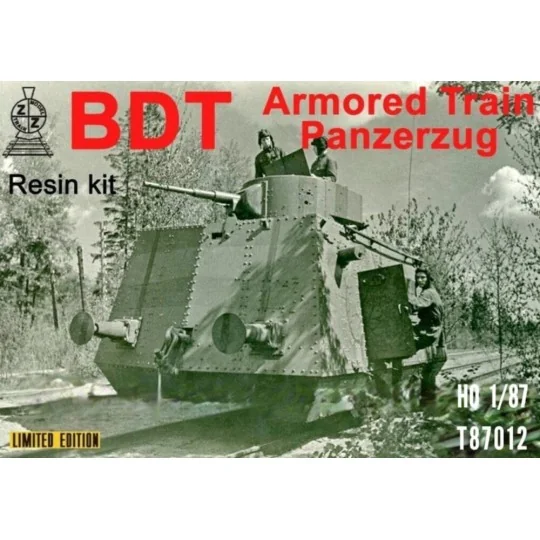 BDT Armored Train Panzerzug, 1/87 - ZZ Modell ZZ-T87012