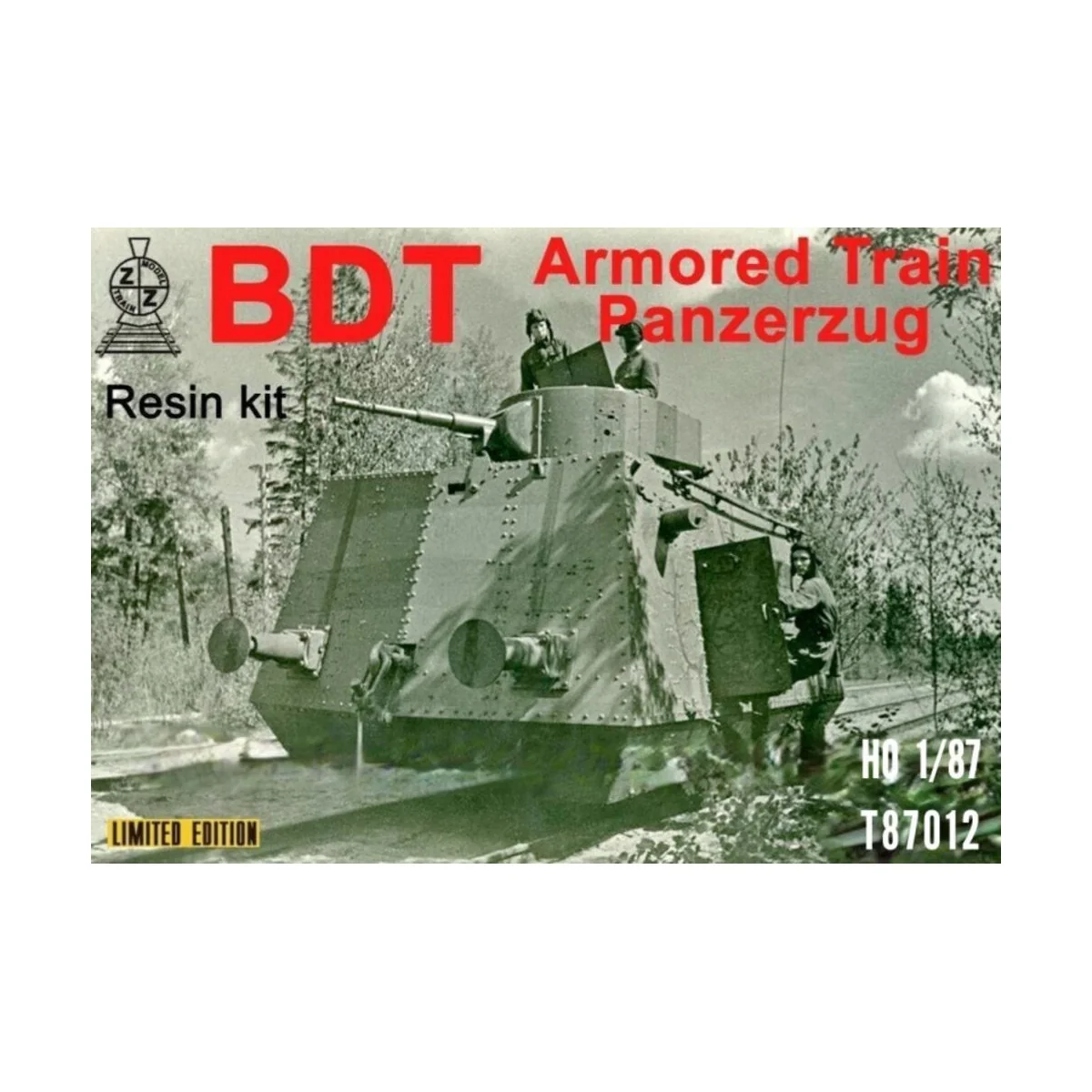 BDT Armored Train Panzerzug - ZZ Modell ZZ-T87012