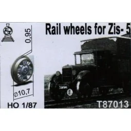 Rail wheels for ZiS-5, 1/87 - ZZ Modell ZZ-T87013
