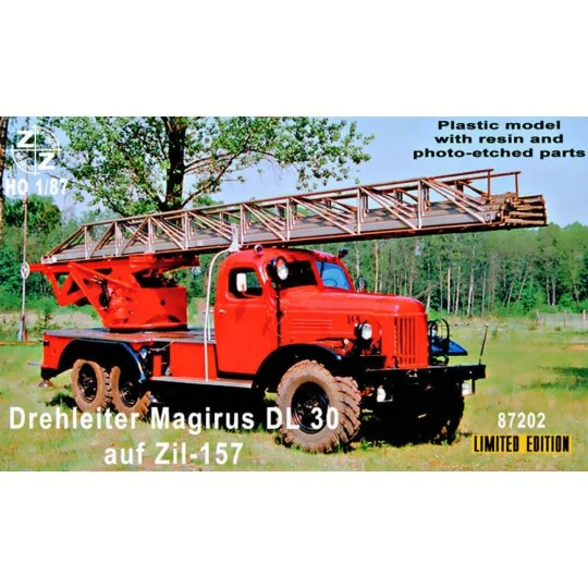 Drehleiter Magirus DL30 auf Zil-157 Limited Edition, 1/87 - ZZ Mode...