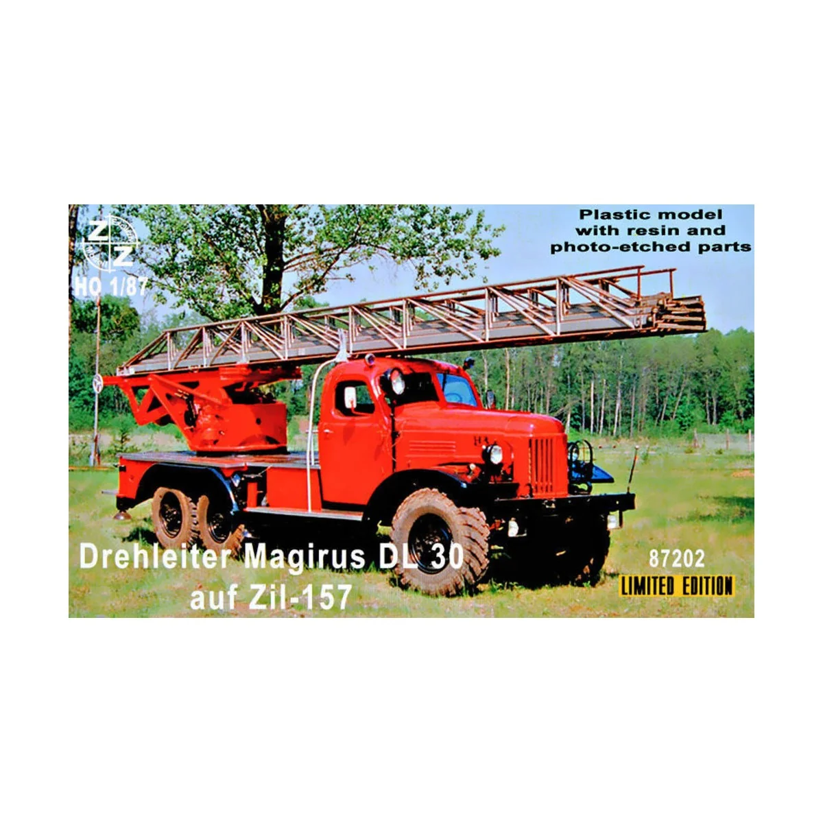 Drehleiter Magirus DL30 auf Zil-157 Limited Edition, 1/87 - ZZ Mode...