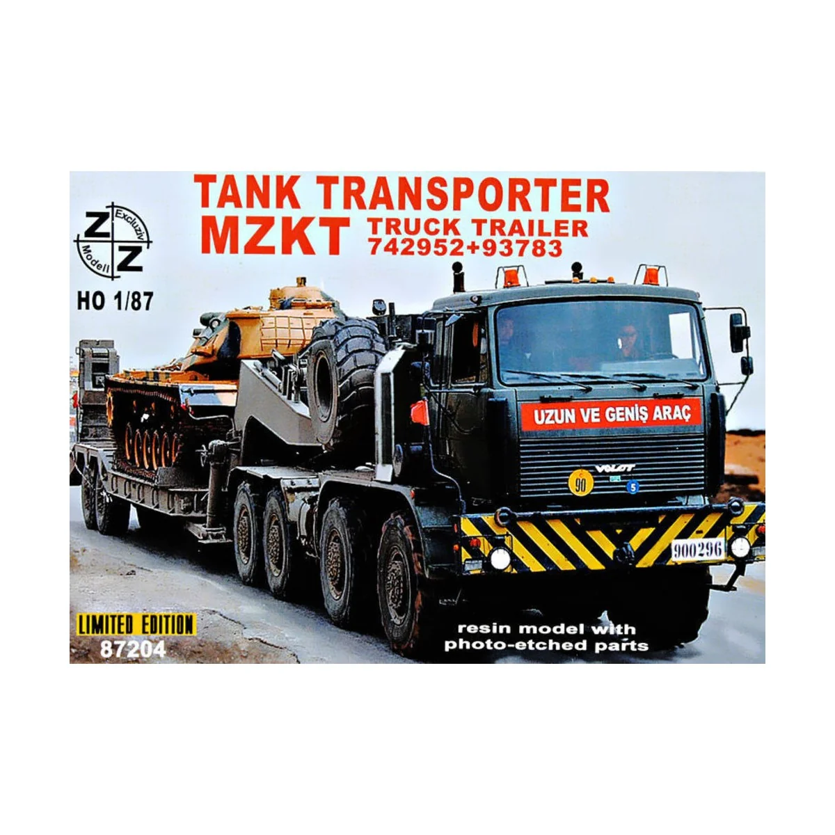 Volat MZKT Tank Transporter,Limited Edit Edition - ZZ Modell ZZ87204
