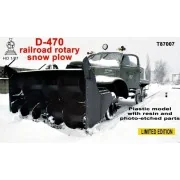 D-470 Railroad rotary snow plow, 1/87 - ZZ Modell ZZ-T87007 D-470 Railroad rotary snow plow, 1/87 - ZZ Modell ZZ-T87007
