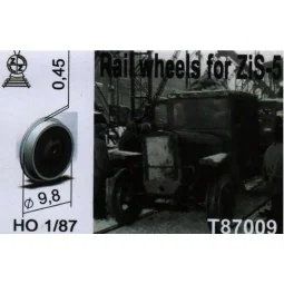 Rail wheels for ZiS-5, 1/87 - ZZ Modell ZZ-T87009