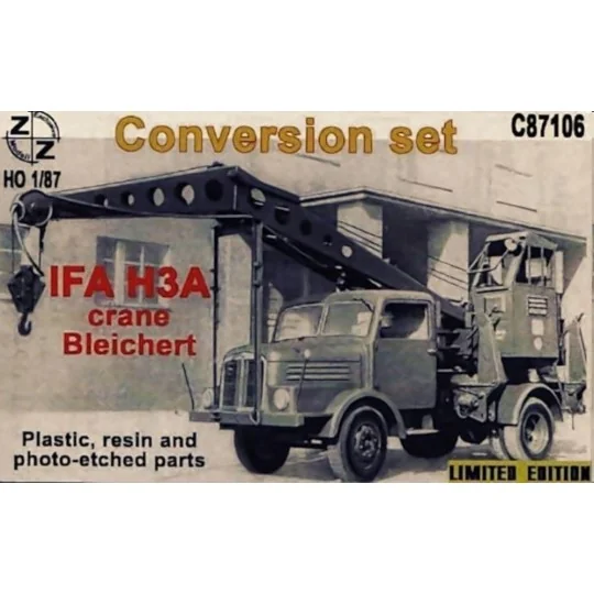 IFA H3A Crane Bleichert, Conversion Set, 1/87 - ZZ Modell ZZ-C87106 IFA H3A Crane Bleichert, Conversion Set, 1/87 - ZZ Modell ZZ-C87106