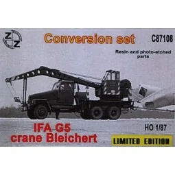 Conversion Set. IFA G5 Crane Bleichert, 1/87 - ZZ Modell ZZ-C87108