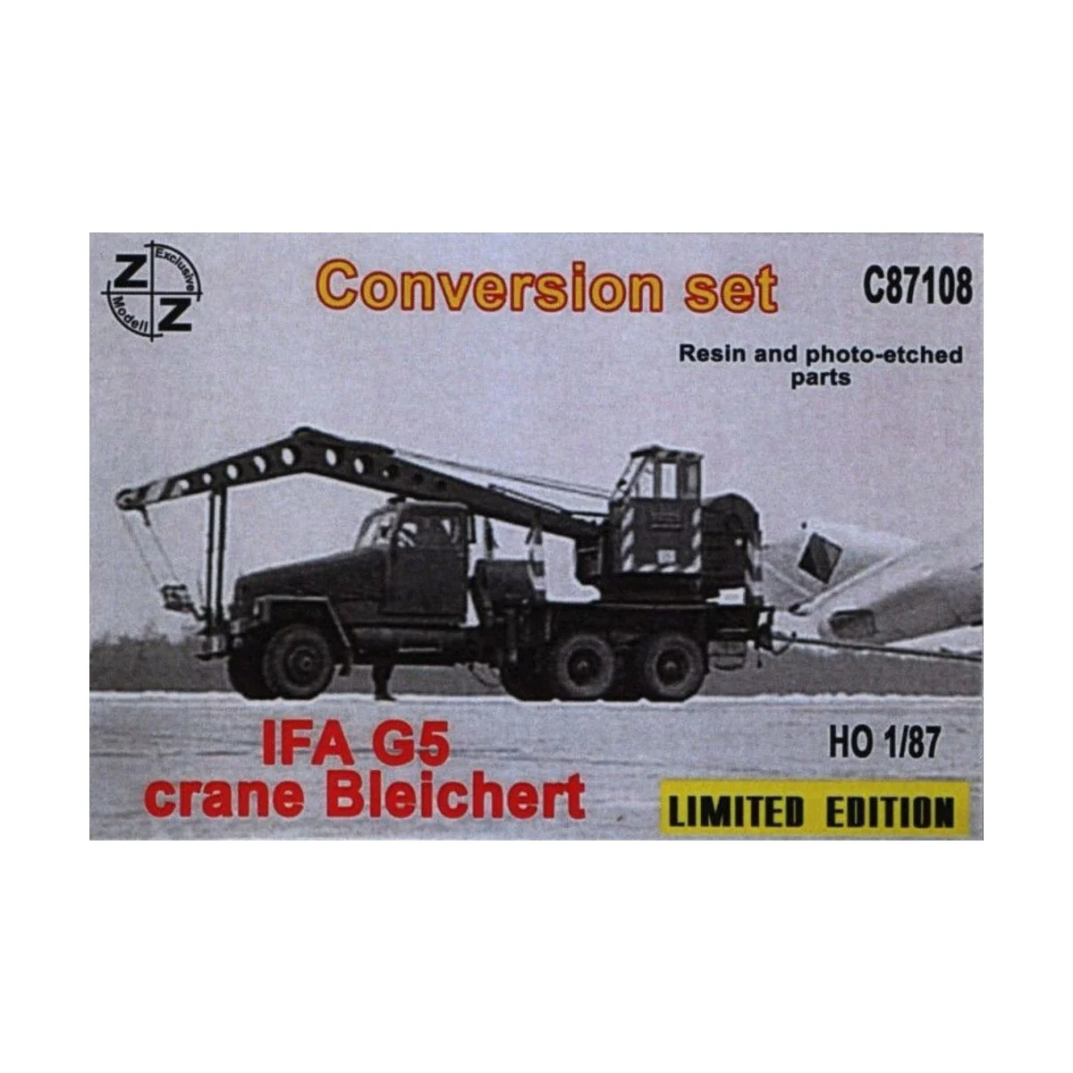Conversion Set. IFA G5 Crane Bleichert, 1/87 - ZZ Modell ZZ-C87108