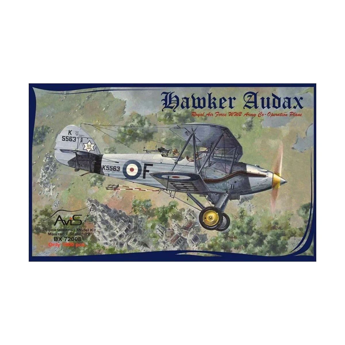 Hawker Audax, 1/72 - Avis AV72008