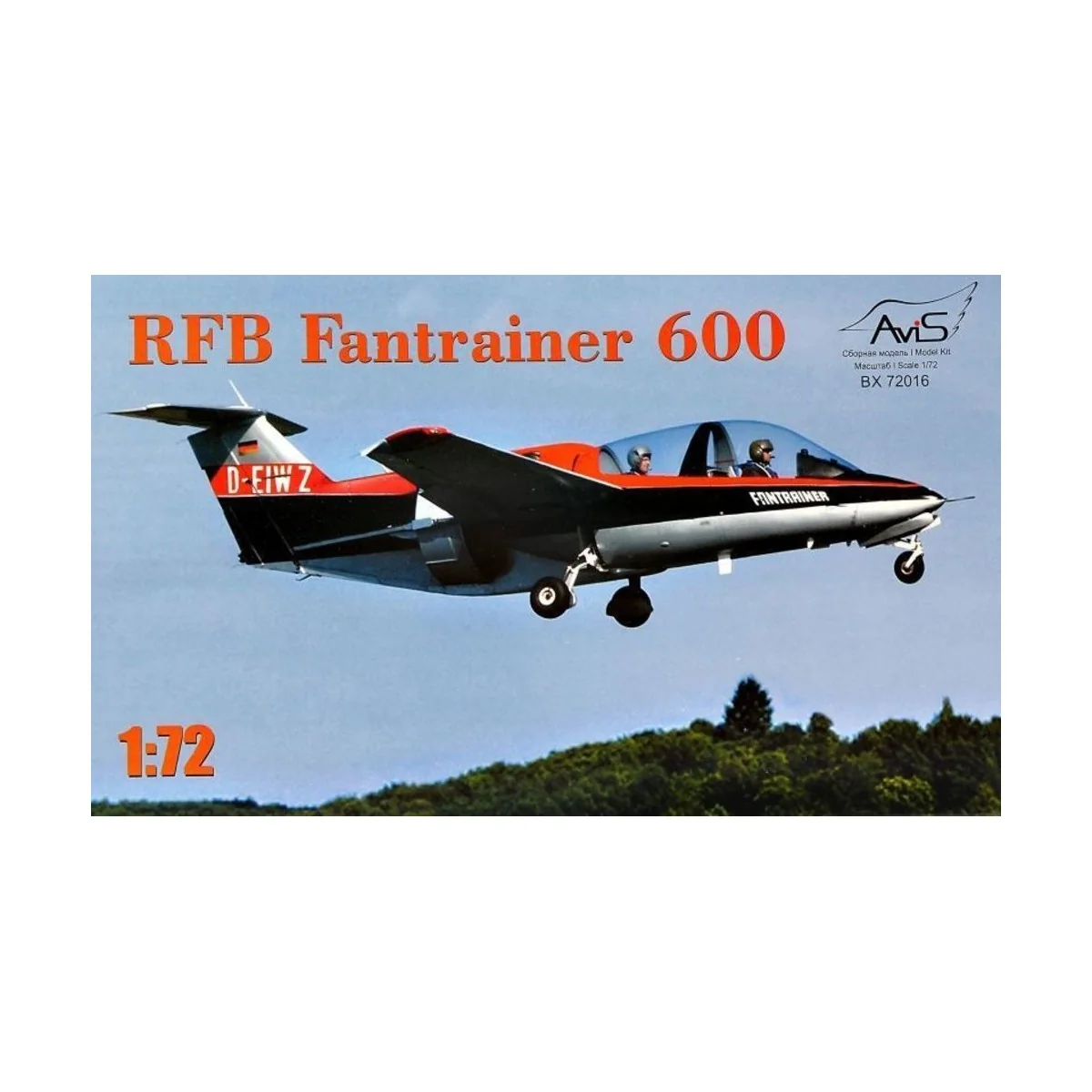 RFB Fantrainer 600, 1/72 - Avis AV72016 RFB Fantrainer 600, 1/72 - Avis AV72016