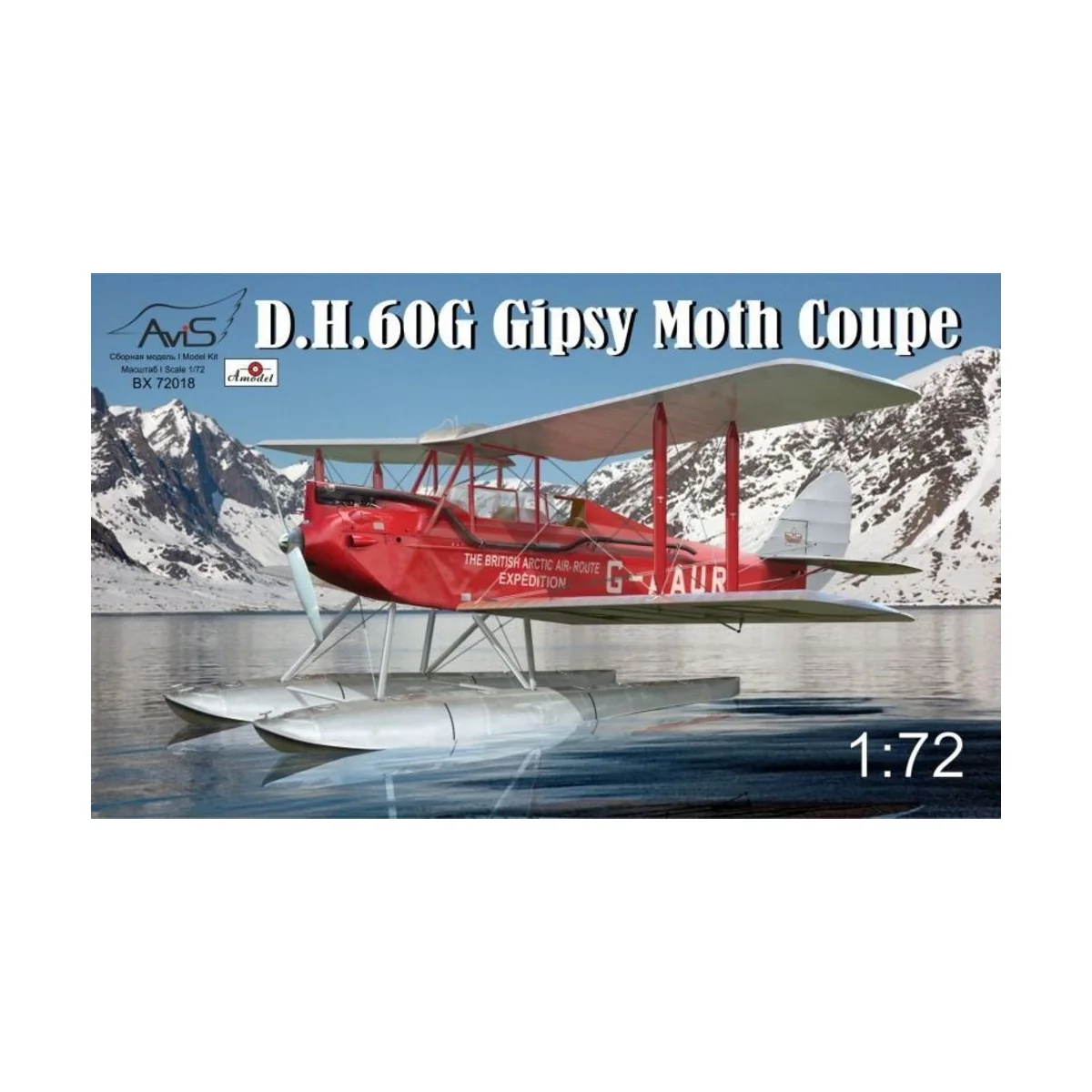 DH-60G Gipsy Moth Coupe floatplane - Avis AV72018