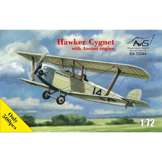 Hawker Cygnet with Anzani engine, 1/72 - Avis AV72044 Hawker Cygnet with Anzani engine, 1/72 - Avis AV72044