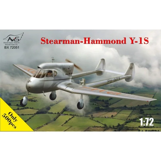Stearman-Hammond Y-1S "K-L-M Holland, 1/72 - Avis AV72051