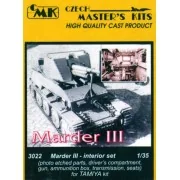 Marder III Interior Set, 1/35 - CMK 129-3022 Marder III Interior Set, 1/35 - CMK 129-3022