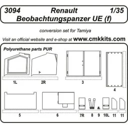 Renault Beobachtungspanzer UE (f) für Tamiya Bausatz - CMK 129-3094