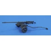 German WWII Anti-Tank Rifle Solothurn S-18/1000 w/wheeled carriage ...