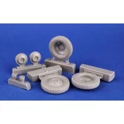 V3000S/SSM Maultier Wheels / for ICM kits, 1/35 - CMK 129-3154