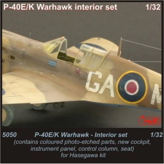P-40E/K Warhawk Interior set - CMK 129-5050