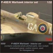 P-40E/K Warhawk Interior set - CMK 129-5050
