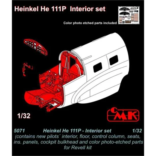 Heinkel He 111P Interior set - CMK 129-5071