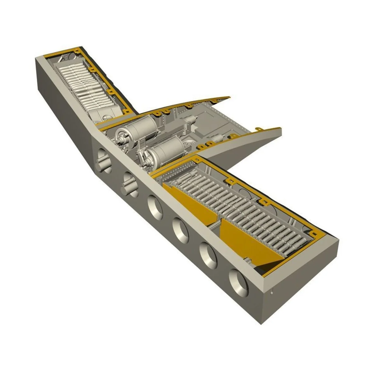 Tempest-Armament set f.starboard side wi, 1/32 - CMK 129-5109 Tempest-Armament set f.starboard side wi, 1/32 - CMK 129-5109