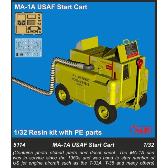 MA-1A USAF Start Cart, 1/32 - CMK 129-5114 MA-1A USAF Start Cart, 1/32 - CMK 129-5114