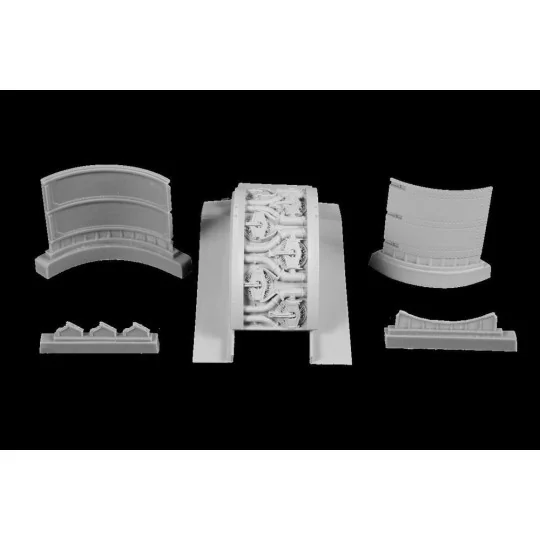 Tempest Mk.II Bristol Centaurus engine (port side profile), 1/32 - ...