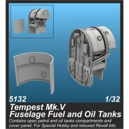 Tempest Mk.V Fuselage Fuel and Oil Tanks, 1/32 - CMK 129-5132