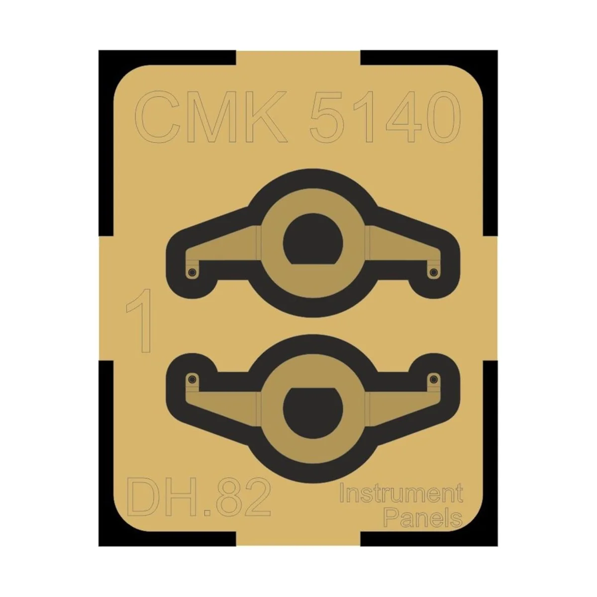 DH.82 Tiger Moth Instrument P. with Compasses and Coaming, Correcti...