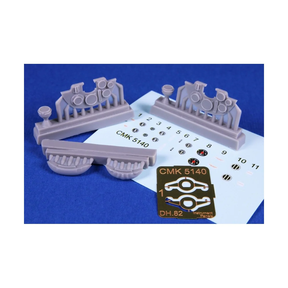 DH.82 Tiger Moth Instrument P. with Compasses and Coaming, Correcti...