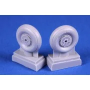 Fiat CR.42 Main Wheels (ICM kit), 1/32 - CMK 129-5141 Fiat CR.42 Main Wheels (ICM kit), 1/32 - CMK 129-5141