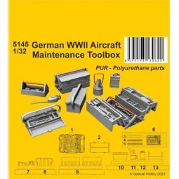 German WWII Aircraft Maintenance Toolbox 1/32 - CMK 129-5145