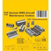 German WWII Aircraft Maintenance Toolbox 1/32 - CMK 129-5145