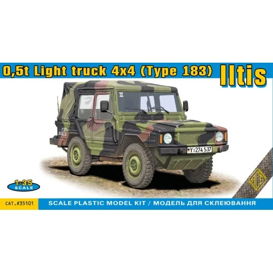 0, 5t Light truck 4x4 (type 183) Iltis, 1/35 - ACE ACE35101 0, 5t Light truck 4x4 (type 183) Iltis, 1/35 - ACE ACE35101