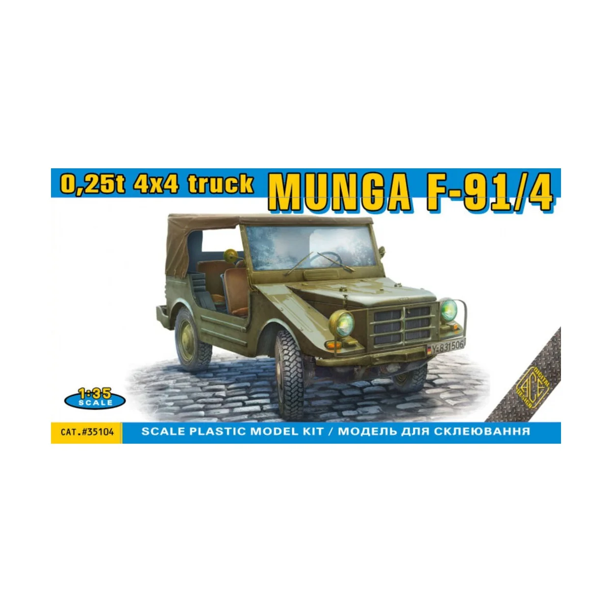 MUNGA F91/4 0.25t 4x4 truck - ACE ACE35104