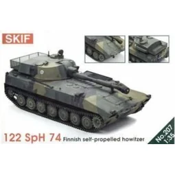 122 SpH 74 Finnish self-propelling how., 1/35 - Skif mk207