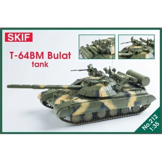 T-64BM Bulat Ukrainian main battle tank, 1/35 - Skif MK212 T-64BM Bulat Ukrainian main battle tank, 1/35 - Skif MK212